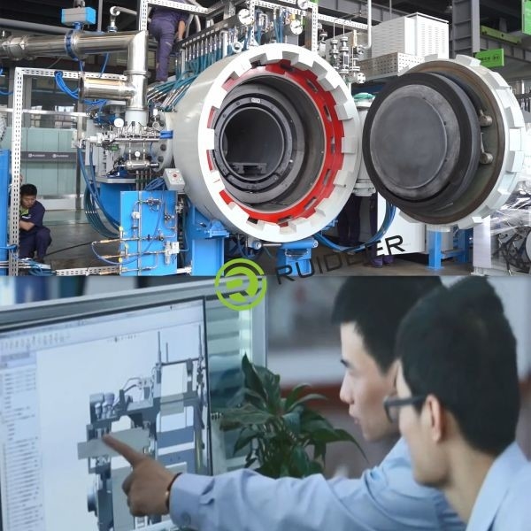 1-10 МПа давление газа Печь для сцинтерирования под давлением для сухого вакуумного сцинтерирования в вакуумной степени
