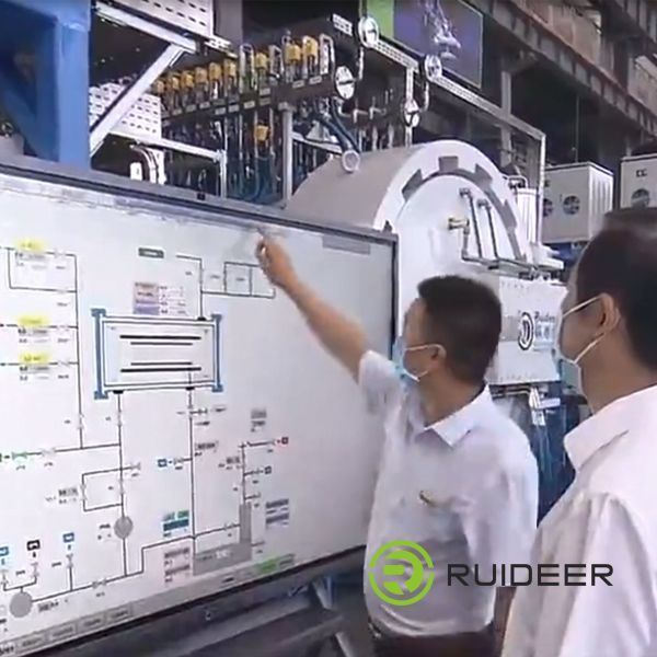 ISO CE сертифицированная высоковакуумная печь для трехфазной пятипроводной системы 380В 50Гц, питание цепей управления, максимальная температура 1600°C