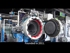 1200-1800C Печь для сжигания гипсоцитов Поставщик Периодическое отопление с двойной дверью